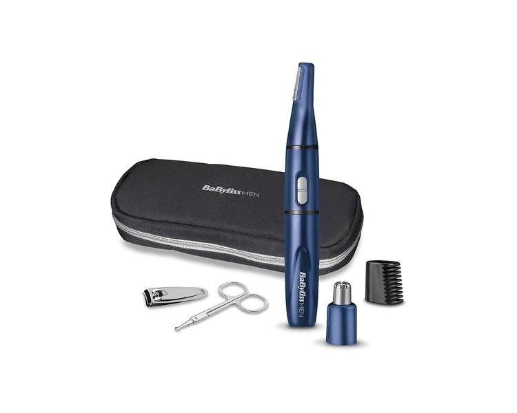 BaByliss Hair Trimmer 7058PE Nose 5 in 1 Blue