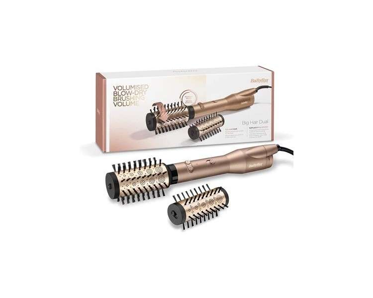BaByliss Big Hair Dual Rotary Blower Brush for Volume, Shaping and Shine