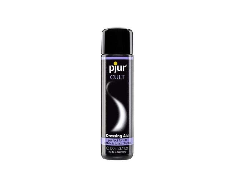 pjur CULT Dressing Aid Latex Dressing Aid for Comfortable Wear on Skin and Rubber 100ml
