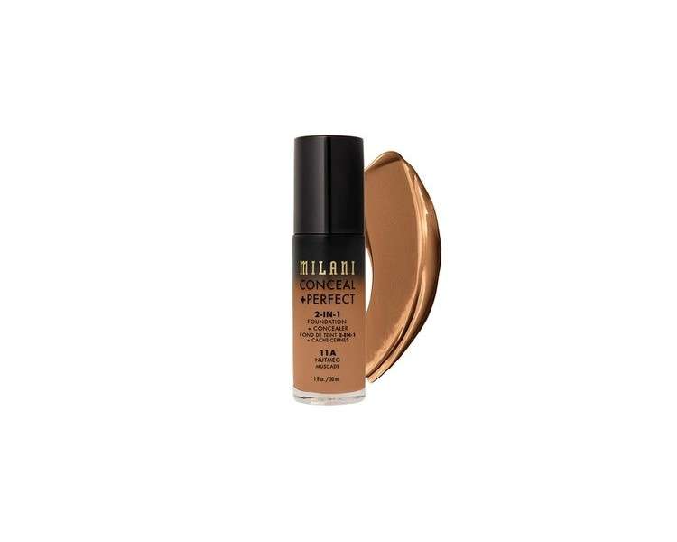 Milani Conceal + Perfect 2-In-1 Foundation + Concealer Nutmeg