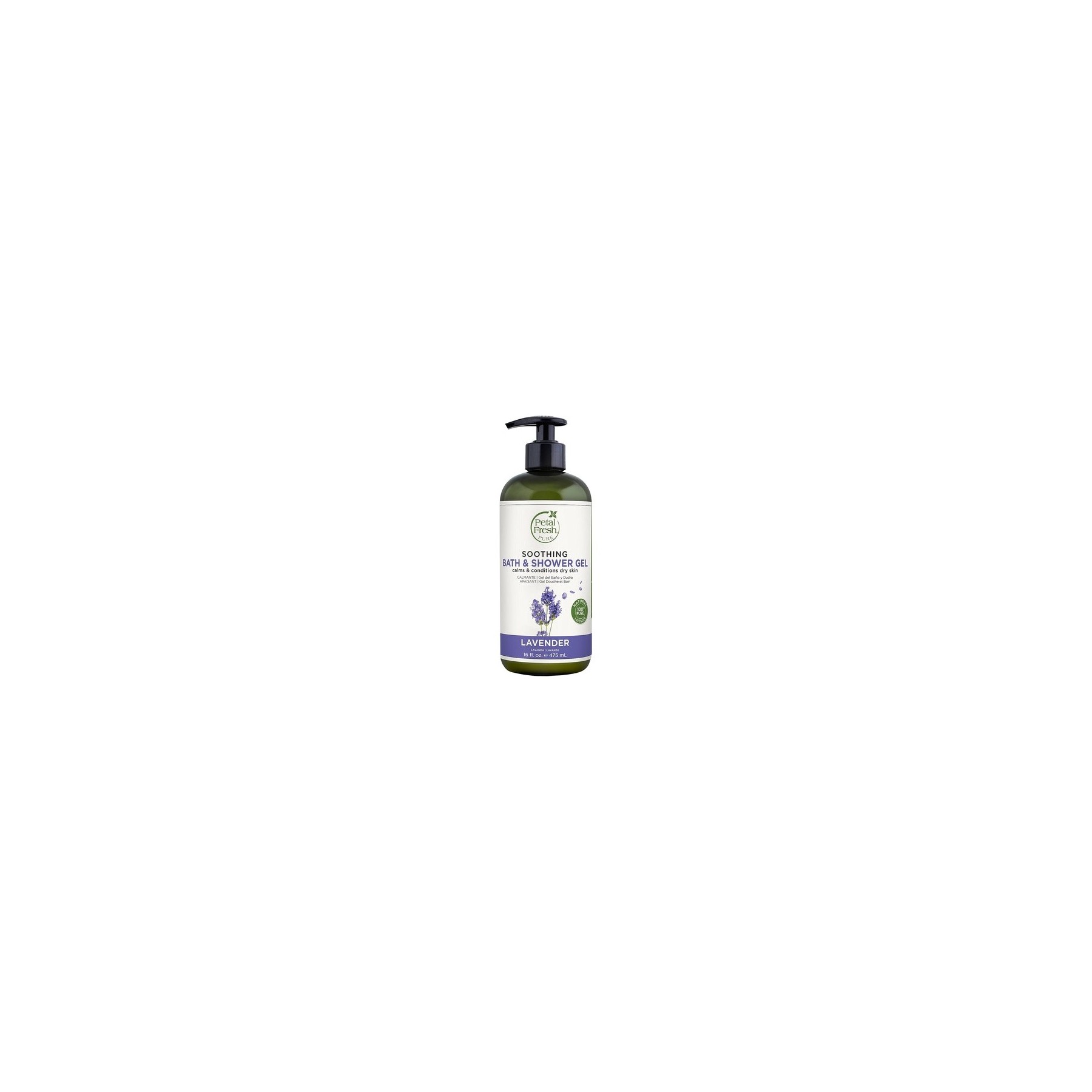 Petal Fresh Soothing Lavender Bath & Shower Gel 16 oz.
