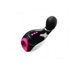 3 BRUJAS Oxxy Wal Masturbator with Vibration and Smartphone Control via Bluetooth Black & Pink