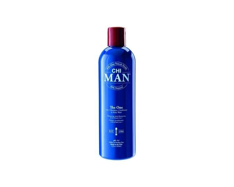 CHI Man The One 3-in-1 Shampoo Conditioner Body Wash 355ml