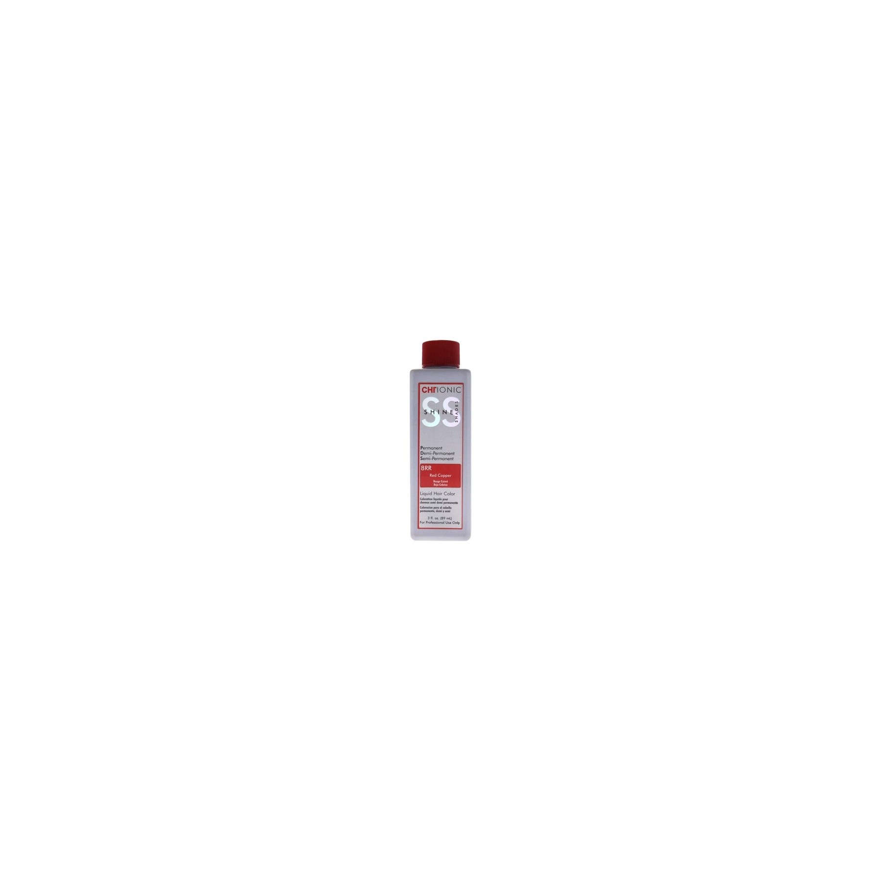 Chi Ionic Shine Shades 8RR Red Copper Liquid Hair Color 89ml