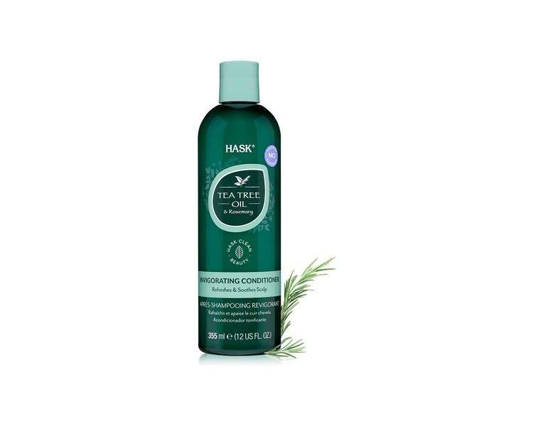 HASK Tea Tree Oil & Rosemary Conditioner Soothing Scalp Care 355ml