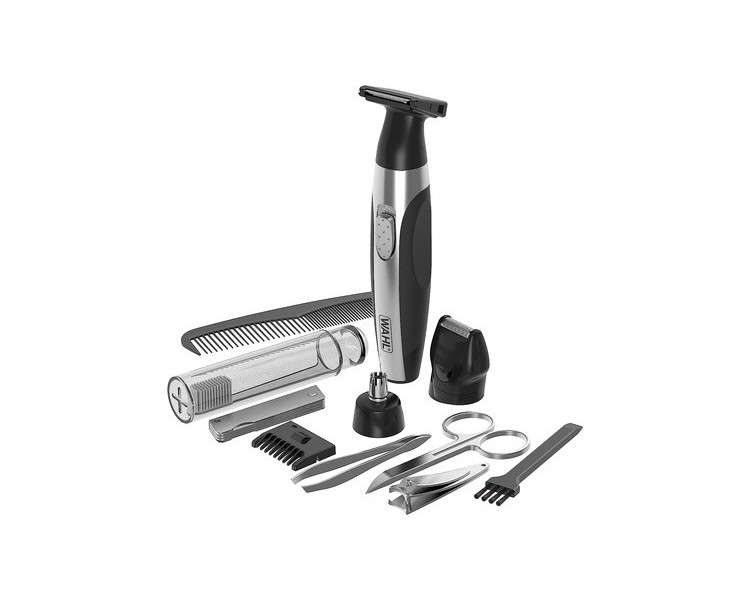 Wahl 05604-616 Lithium Battery Trimmer & Deluxe Haircutting Set - Washable