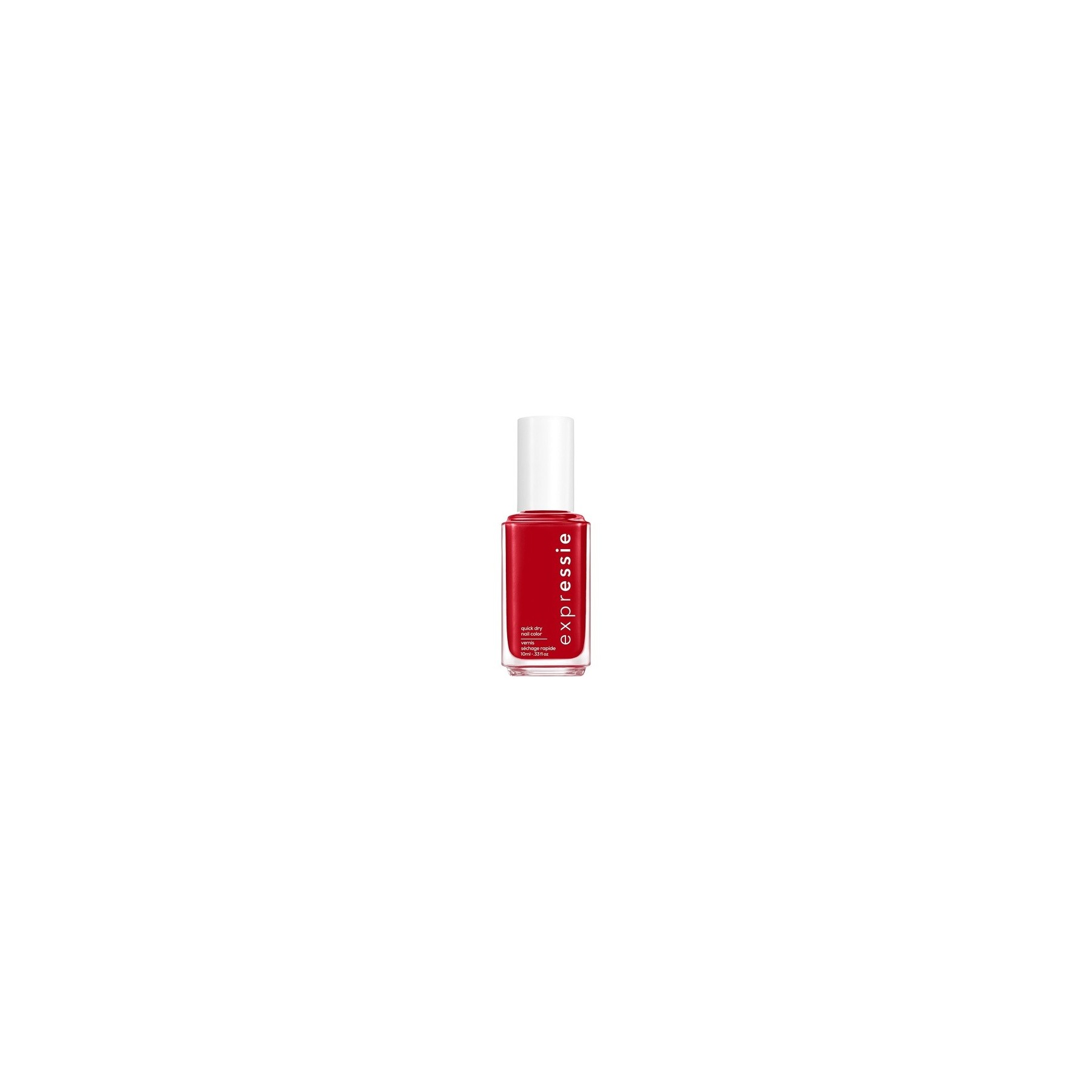 Essie Expressie Nail Polish Quick Dry Formula Vegan Angled Brush Red Pink Nail Varnish 190 Seize The Minute 10ml