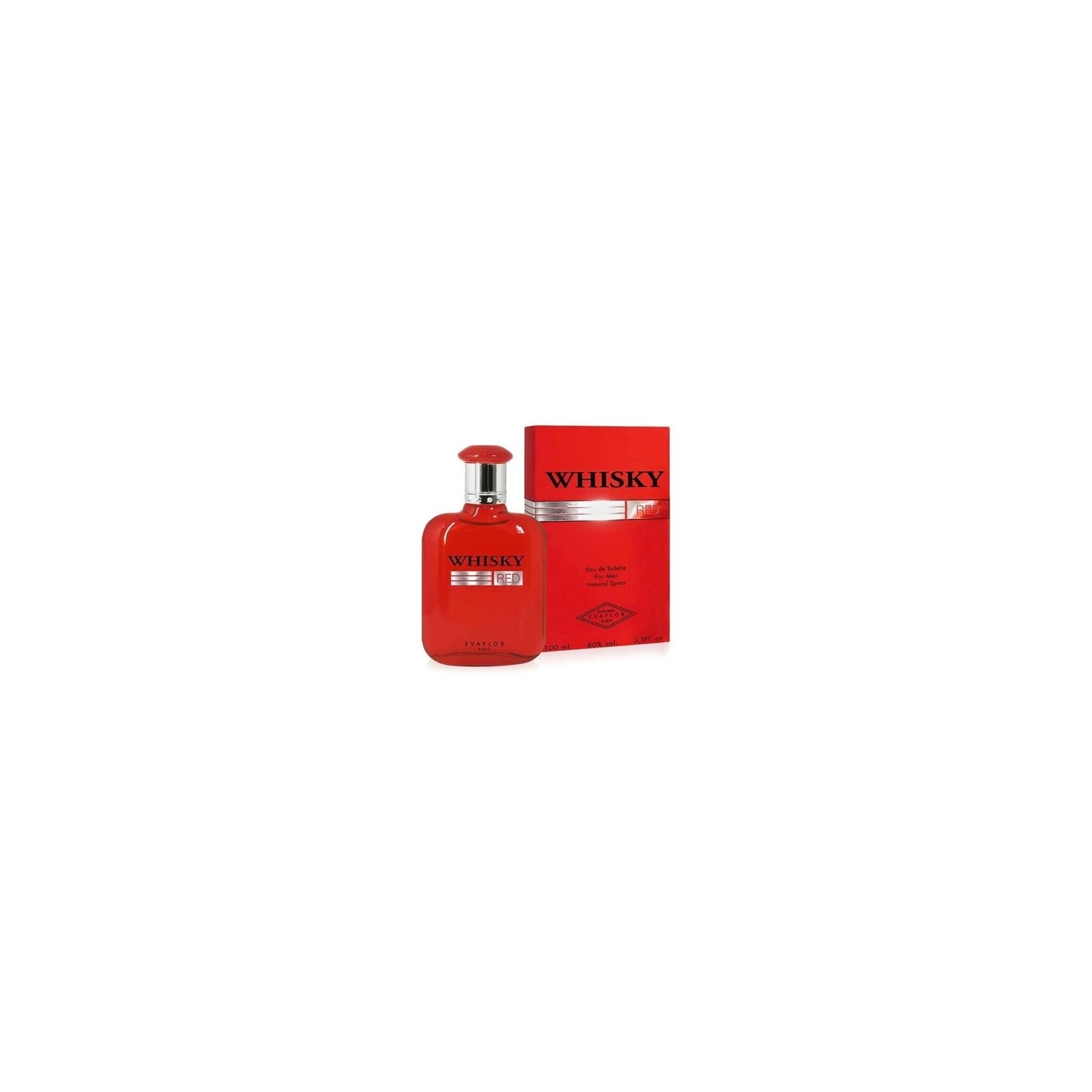 Evaflor Red for Men Whisky Eau de Toilette EDT 100ml