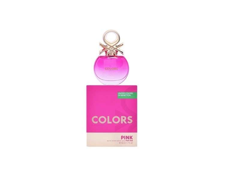 Benetton Pink Her Eau de Toilette Spray 50ml for Women