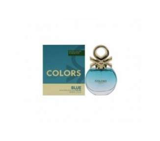 Benetton Blue from United Colors Eau de Toilette for Men Long Lasting Fresh Young and Casual Fragrance Citrus Fruity and Marine Notes Ideal for Day Wear 60ml