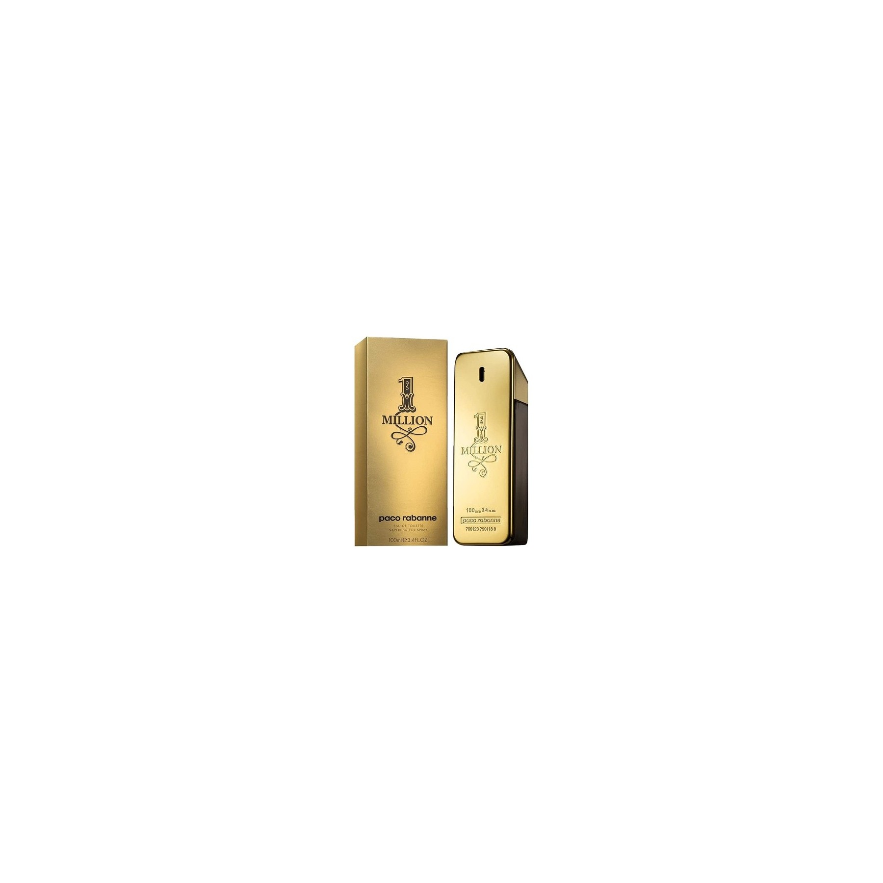 1 Million by Paco Rabanne Men's Eau de Toilette Tester 3.4 fl oz 100 ml