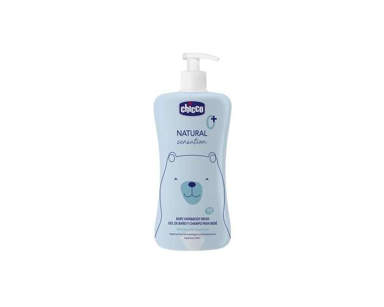 Chicco Natural Sensation Baby Shampoo and Body Wash Tear-Free 500ml