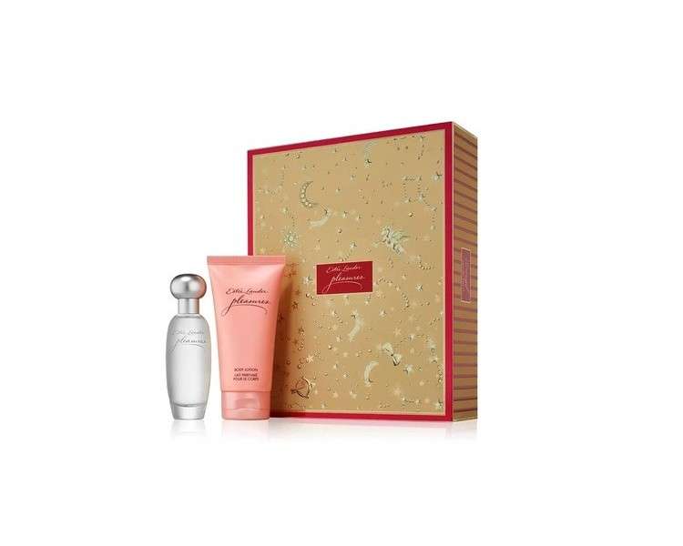 Estee Lauder 2023 Pleasures Favorites Duo Gift Set 1.0oz Eau de Parfum Spray + 2.5oz Body Lotion