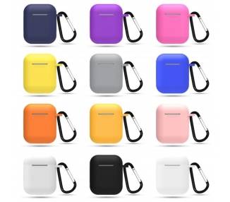 Étui de protection en silicone 8 couleurs compatible avec les Airpods d'Apple ARREGLATELO - 1