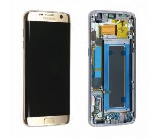 Plein écran d'origine avec cadre pour Samsung Galaxy S7 Edge Rose Samsung - 2