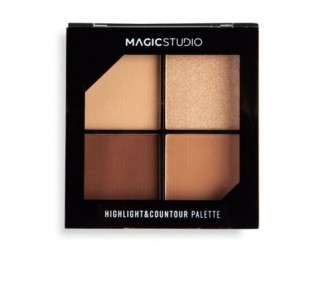Make-Up Magic Studio Unisex Highlight & Contour Palette 2.8 Gr