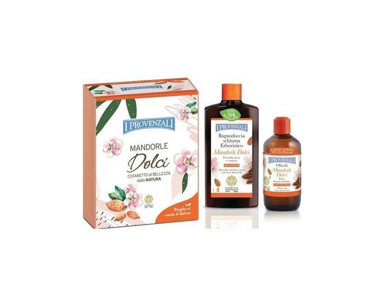 Provenzali Beauty Set with Almond Oil Shower Gel - Gift for Women
