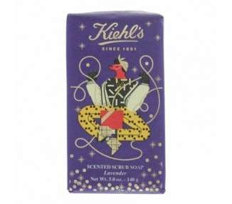 Kiehl's Lavender Scented Exfoliating Bar Soap 140g for Women
