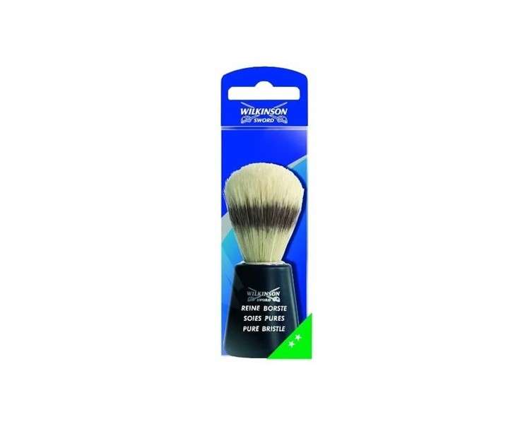 Wilkinson Sword Men's Pure Bristle Shaving Brush with Badger Imitation