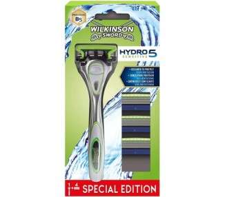 Wilkinson Hydro5 Sensitive razor + 3 replacement blades 110g