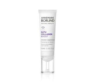 Annemarie Borlind NatuCollagen Boost Volume Lip Serum 15ml - Vegan Collagen Combined with a White Lupine Booster - Tightens, Moisturizes, and Repairs Dry Lips