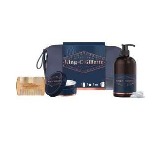 King C. Gillette Beard Essentials Bag Gift Set: