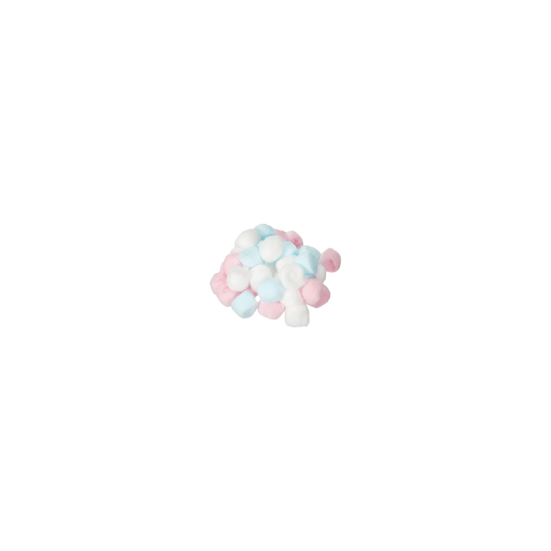 Coloured Cosmetic Cotton Balls 100% Cotton Soft and Absorbent 80 Balls