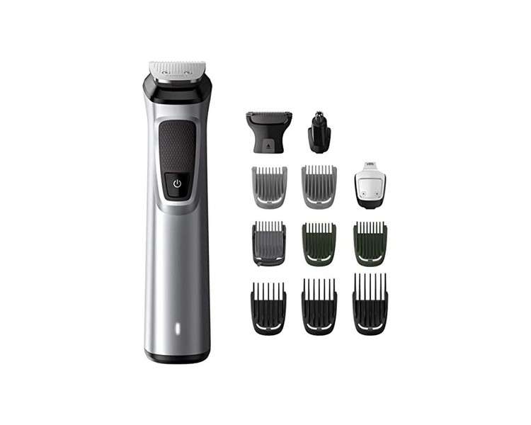 Philips MULTIGROOM Series 7000 MG7715/15 hair trimmers/clipper Black, Silver