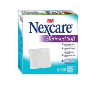 Nexcare Sterimed Soft Sterile Gauze 10x10cm 100 Count