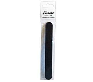Aurore Professional Black Nail File 100/180 Grit for Manicure/Pedicure - Double Sided