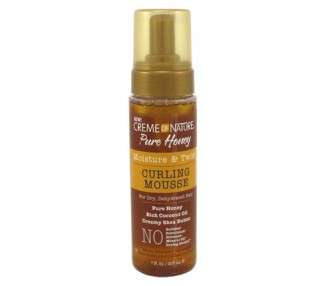Creme of Nature Pure Honey Curling Mousse 7oz Pump - Pack of 3