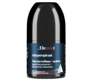 Element Men Anti-Perspirant Roll-On with Plant-Based Taurine and Sage 50ml