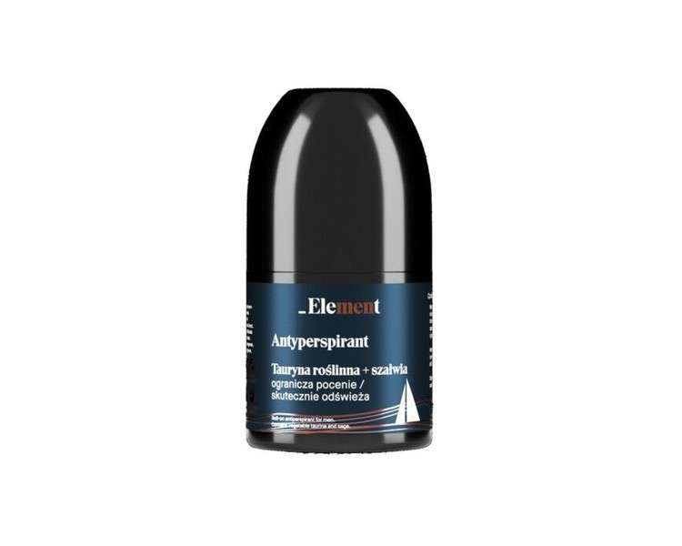 Element Men Anti-Perspirant Roll-On with Plant-Based Taurine and Sage 50ml