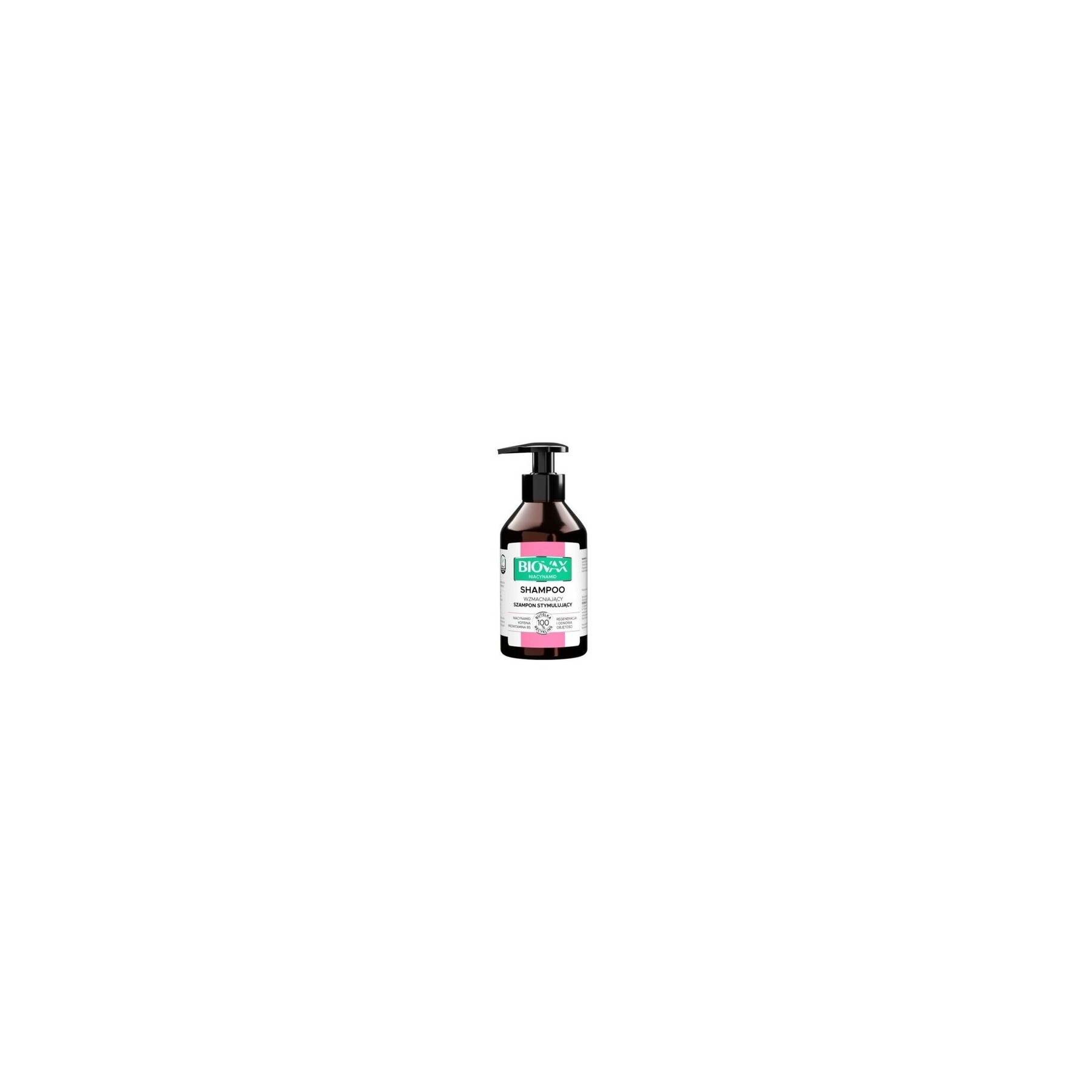 L'BIOTICA Biovax Niacinamide Strengthening Shampoo with Niacinamide 200ml