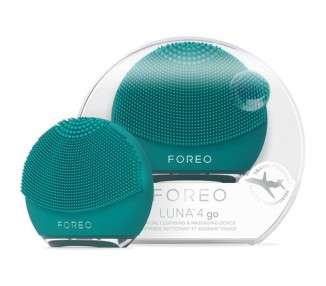 FOREO Luna 4 go Facial Cleansing Brush & Firming Face Massager Premium Face Brush Evergreen