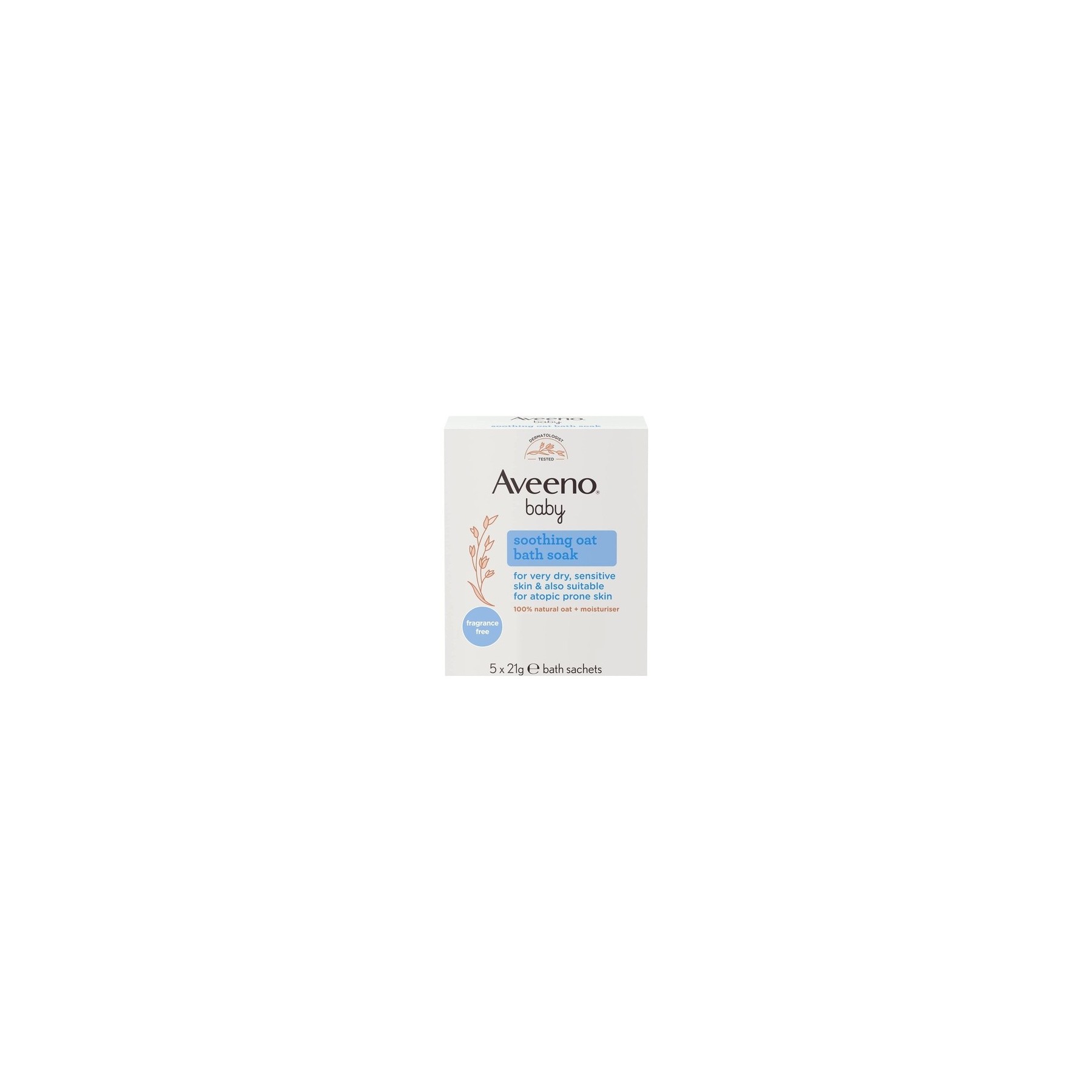 Aveeno Baby Soothing Oat Bath Sachets - Pack of 5