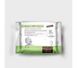 Fiocchi di Riso Talcum Wipes 20pcs - Remove Sweating and Mosquitoes - Pack of 20