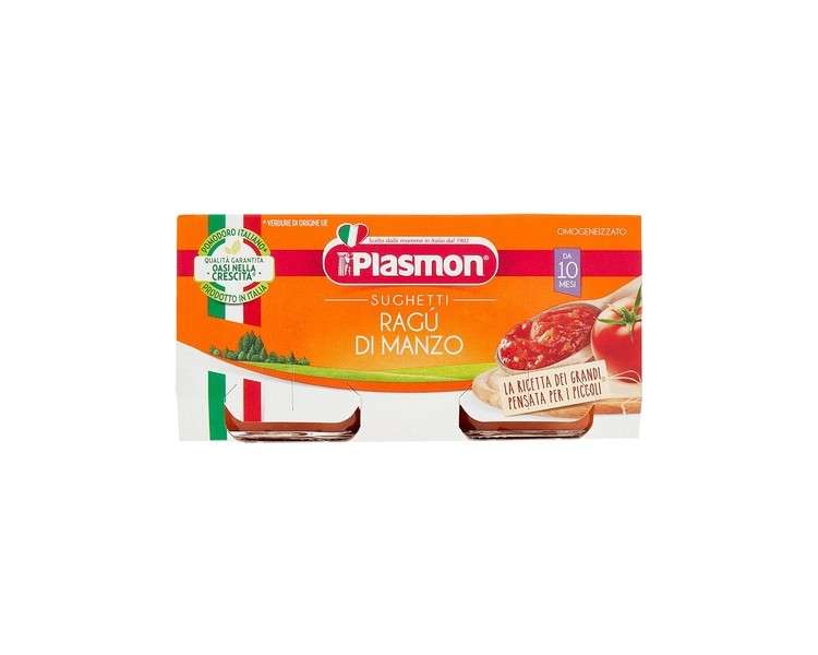 Plasmon Beef Ragu Sauce 80g - Pack of 2