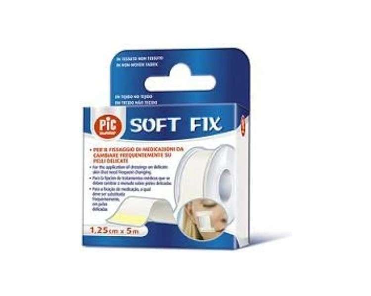 Pic Soft Fix Adhesive Bandage Roll with Dispenser 5x500