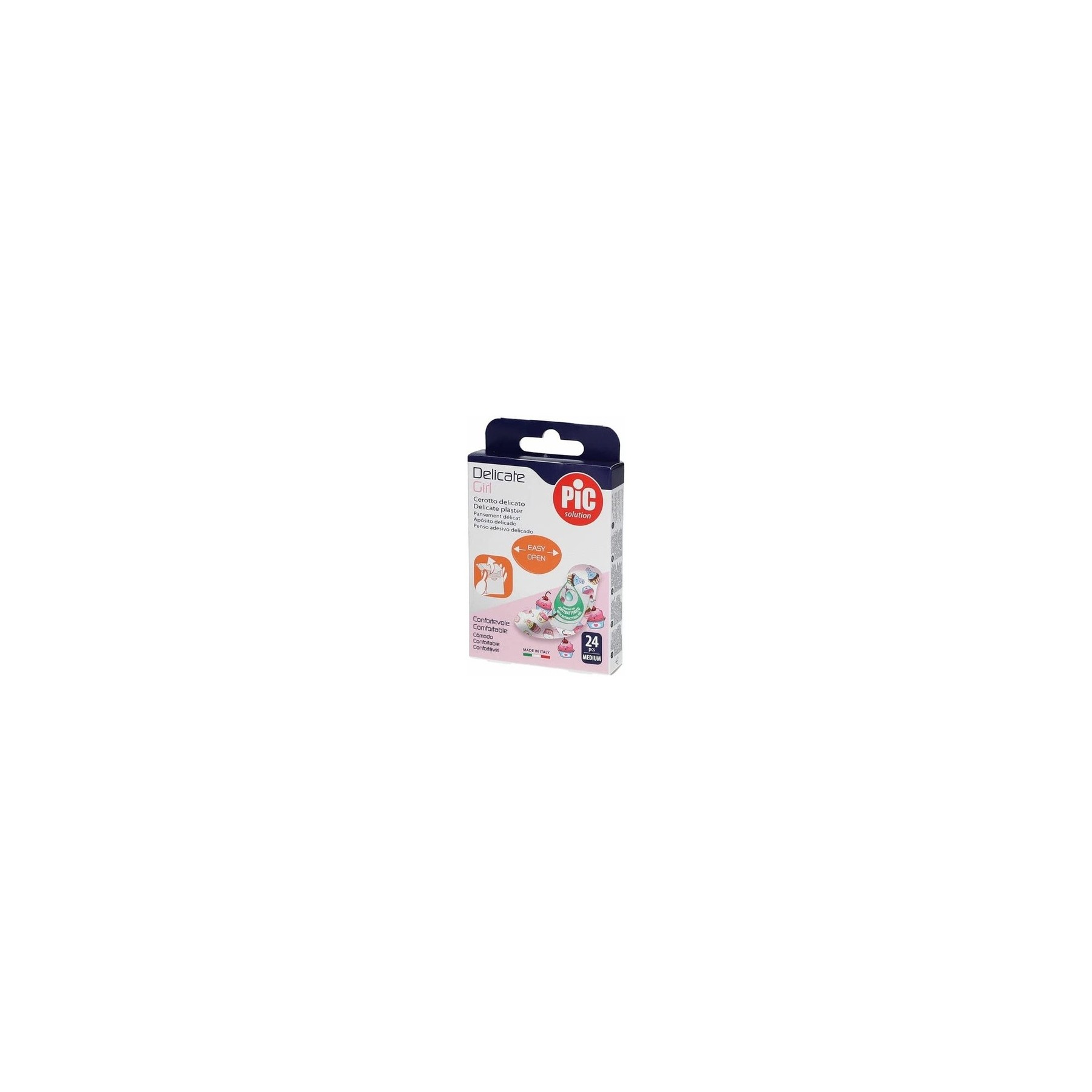 Pic Girls Band-Aids 19x72mm - Pack of 24