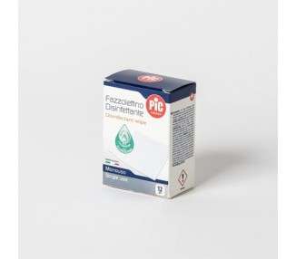 Pic Solution Disposable Disinfectant Tissue for Skin - Pack of 12