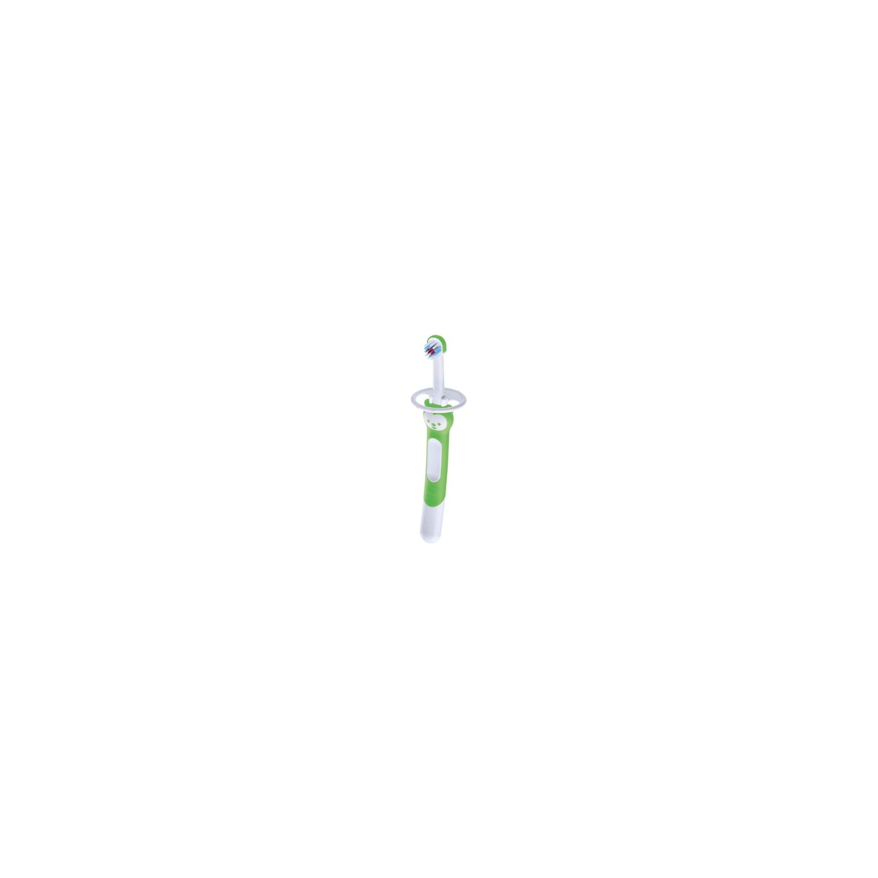 Mam Training Brush Children's Toothbrush with Long Handle Green 5+ Months