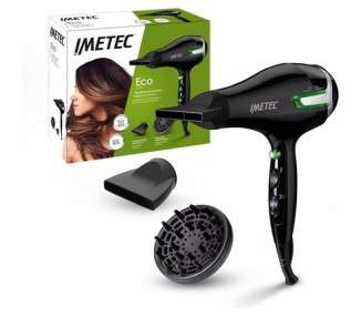 Imetec Eco SE9 1000 Hair Dryer with Eco-Technology 1400W - Ecological Technology