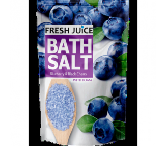 Blueberry & Black Cherry Bath Salt with Rich Minerals and Foam 500g