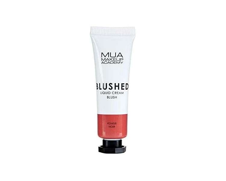 MUA Make Up Academy Blushed Liquid Cream Blusher Cosmetics Rouge Noir