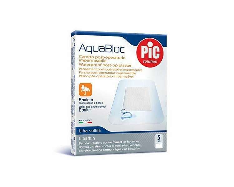 AQUABLOC 5 Antibacterial Patches 15x10