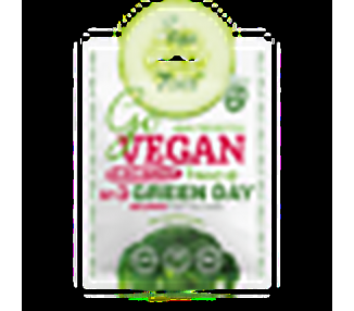 7 Days Beauty GO VEGAN Wednesday No.3 Green Day Salad Sheet Face Mask