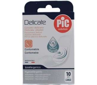 Cerotto Pic Delicate Antibacterial 25x72mm - Pack of 10