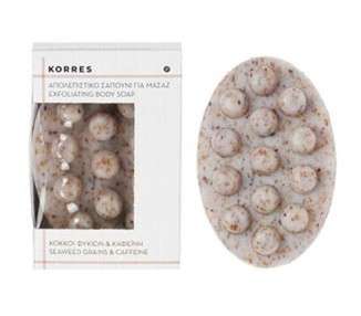 Korres Exfoliant Body Soap with Seaweed Grains and Caffeine 125g