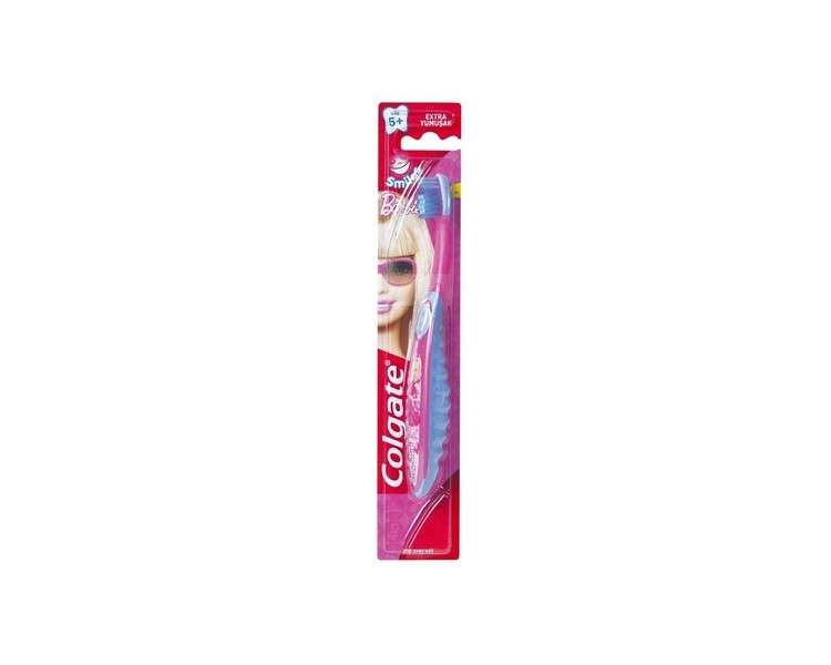 Colgate Barbie Kids Extra Soft Toothbrushes for Children 6+ Years